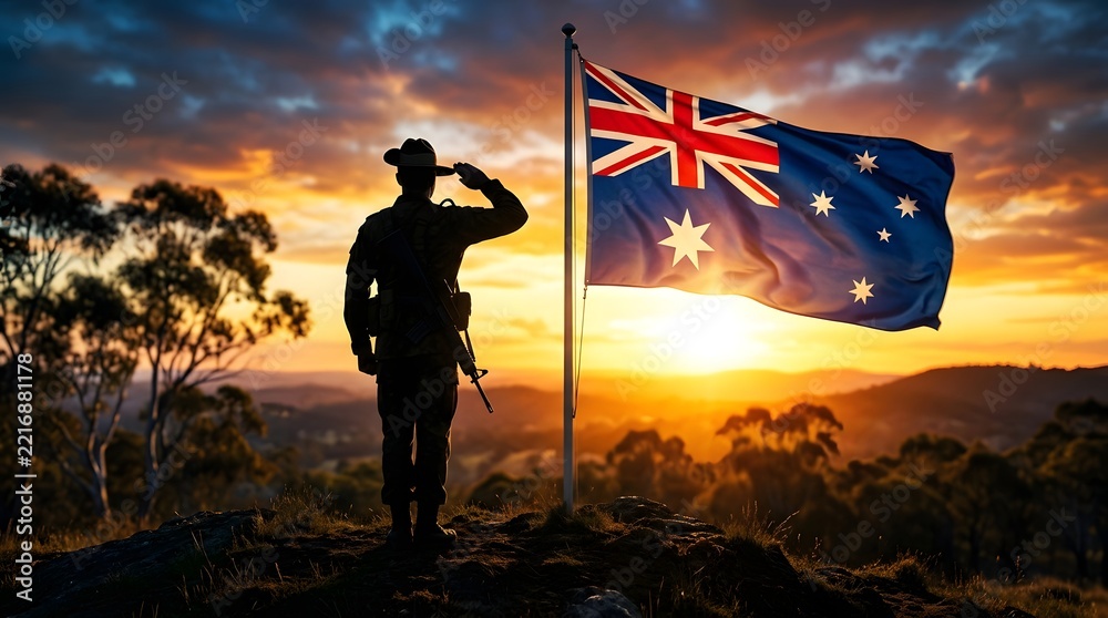 Fototapeta premium Honoring the fallen a remembrance day tribute to the brave men and women who selflessly served and sacrificed for freedom and peace
