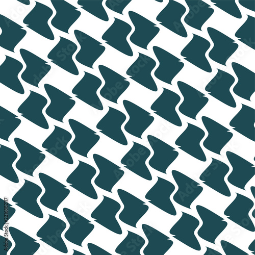 Seamless Teal Abstract Pattern
