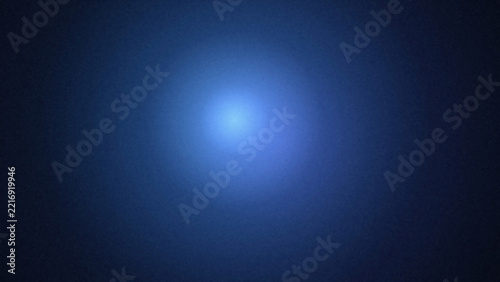 Abstract blue background with a central bright light glow effect transparent background