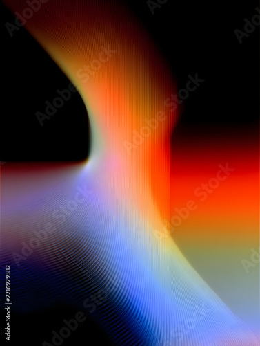 abstract background with glowing lines