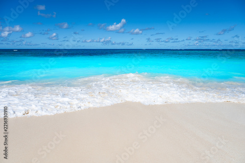 Shoal Bay Beach with Turquoise Water and White Sand in Anguilla, Caribbean