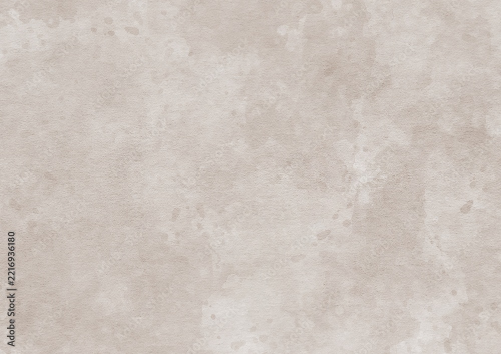 Fototapeta premium Warm taupe brown watercolor background with soft earthy washes and subtle grain, rich neutral texture creating a cozy sophisticated backdrop for interiors, branding and creative design.