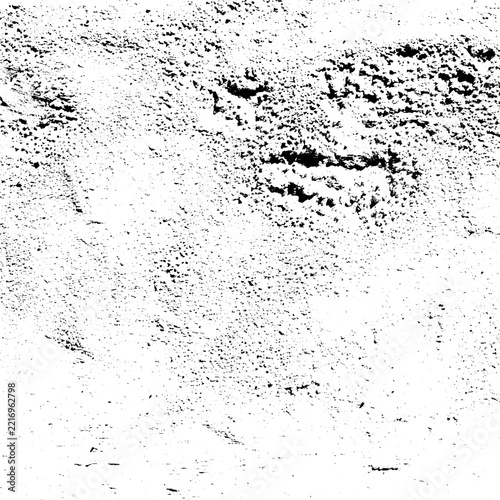 Abstract distressed texture with grainy speckles and rough patches on a white background perfect for overlays and vintage effects