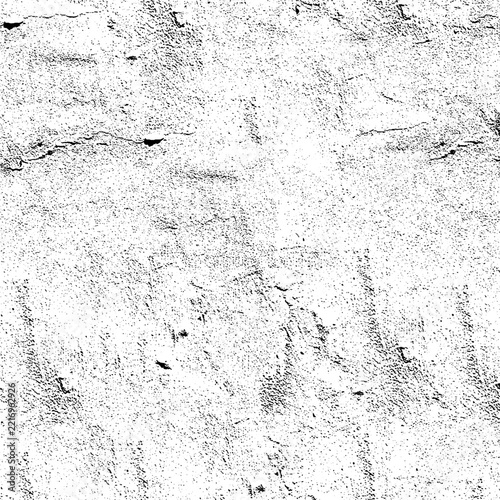 Distressed concrete wall texture with rough surface and cracks on a white background ideal for grunge design elements