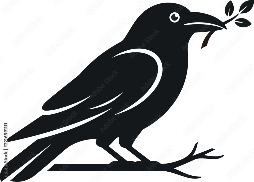 Fototapeta premium vector illustration of a bird