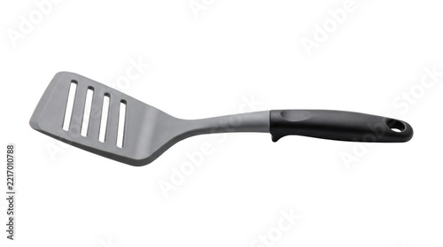 Slotted Grilling Spatula with Ergonomic Handle for Outdoor Cooking