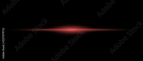 Abstract red lens flare with a dark background creating a dramatic light effect