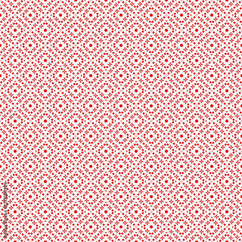 Obraz premium Rhombuses, brackets pattern. Seamless ornament. Diamonds ,curves backdrop. Squares wallpaper. Ethnic motif. Geometric background. Digital paper. Textile print. Web design. Abstract image.