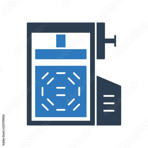 Plastic Compactor And Waste Baler Machine Icon