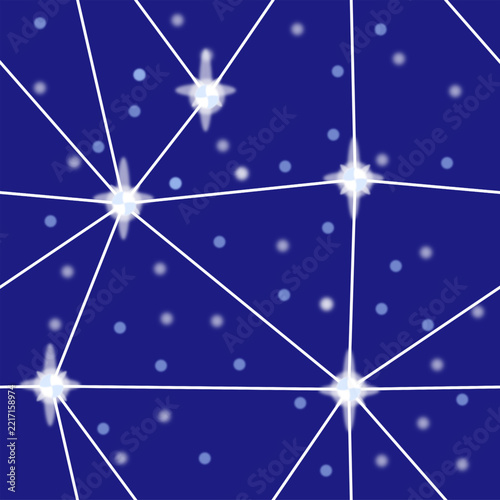Abstract digital blue and white pattern