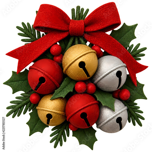 Jingle bell spray for Christmas