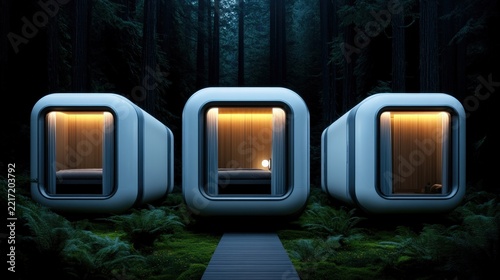 Modular Cabins in Serene Forest Setting: A Trend in Eco-Friendly Retreats