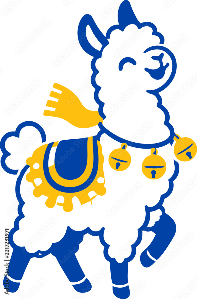 Fototapeta premium animals cartoon mascot collection for Christmas holiday design 