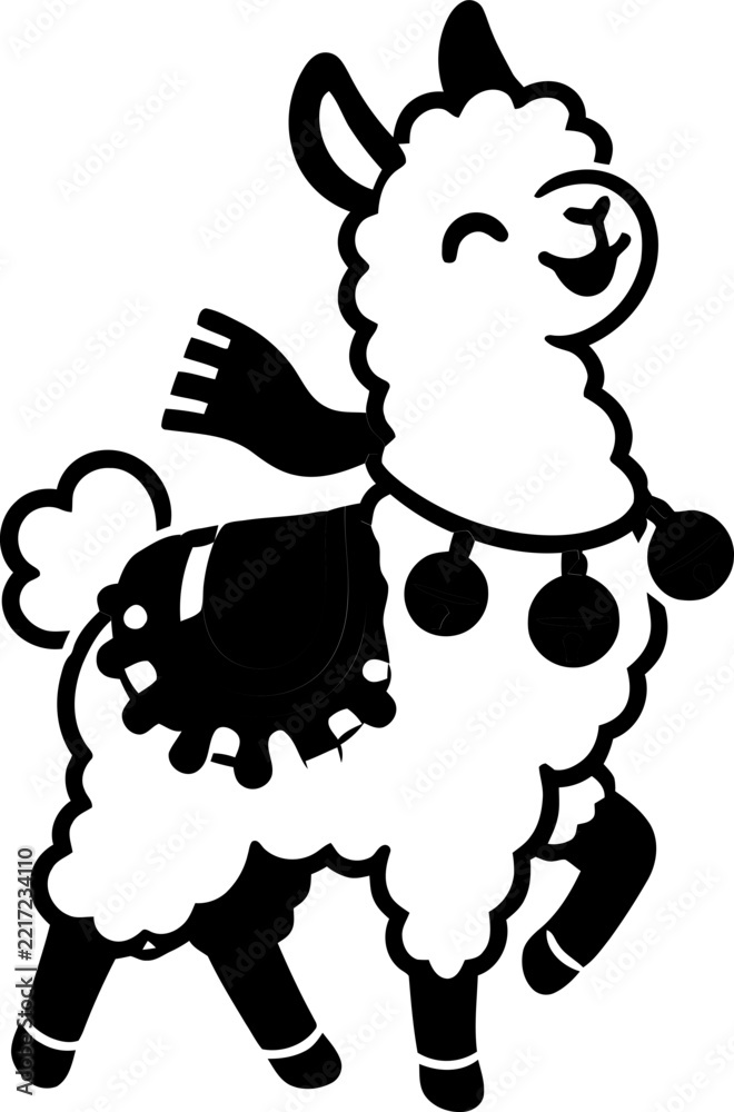 Fototapeta premium animals cartoon mascot collection for Christmas holiday design 