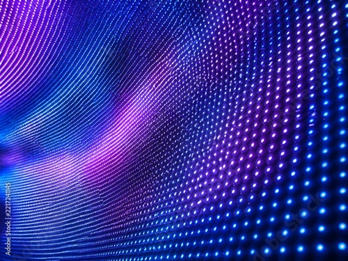 surreal fantasy pastel doodle LED video wall screen texture background, blue and purple color light