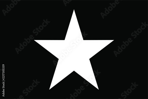 Minimalist white star on a dark gray background