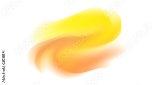 Abstract Swirl of Yellow and Orange Hues