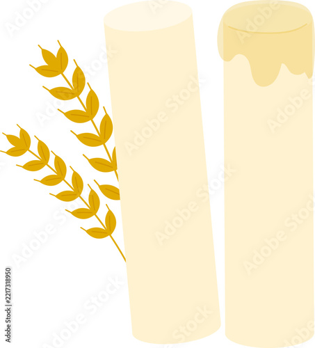 Garaetteok (cylindrical rice cake)
