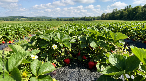 tomato plants in a field