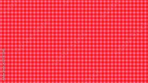 Christmas pattern background with red gingham plaid checkered seamless texture for holiday wrapping paper design