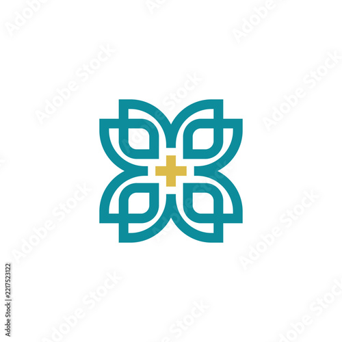 Flower Medical Letter M Logo