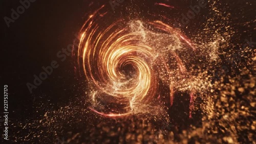 Energy Burst Energy Field in Bright Explosive Light Show