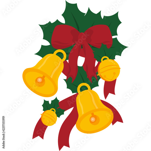 Christmas Jingle bell decoration Illustration