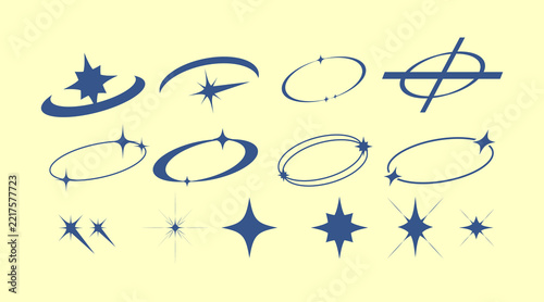 Streetwear Asset Elements Pack, Y2K. 