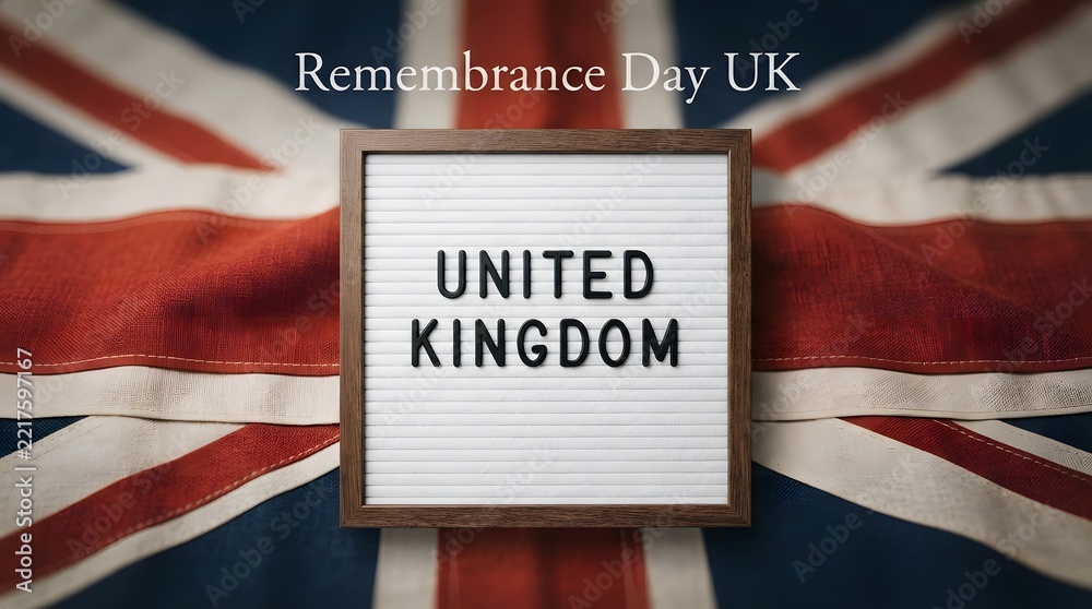 Fototapeta premium Honoring the fallen a remembrance day tribute to the brave men and women of the united kingdom reflecting on sacrifice and peace