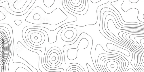 Topographic map background geographic line map pattern.Contour elevation topographic and textured Background Modern design with White background with topographic wavy pate for decoration.