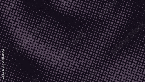 Dark Purple Halftone Dot Pattern Texture with Abstract Gradient Background