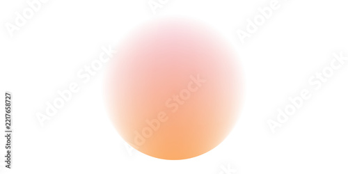 Color gradient, gradation circle, vector grain noise texture holographic blur abstract background.