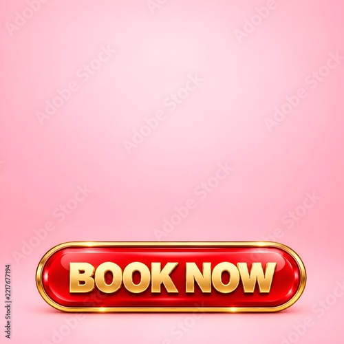 empty space background for mock up product with book now button