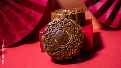 Mooncake during the Mid-Autumn Festival	
