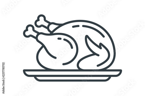 Roasted Turkey Platter Icon