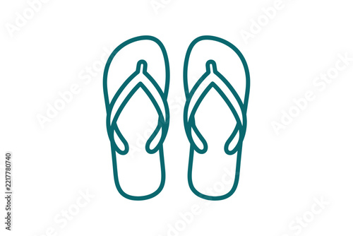 Flip Flops Vector Icon