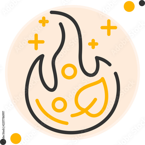 Biogas Vector Icon