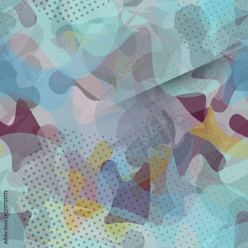 Sports Textile. Modern Camouflage Seamless Pattern. Urban  Endless Repeats Surface. Vector Camo Fabric . Woodland Concept. Creative Army Hunting Print. Extreme Style Illustration.
