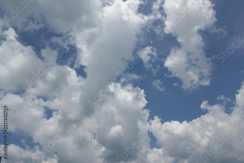 Sticker It is a blue sky with clouds.