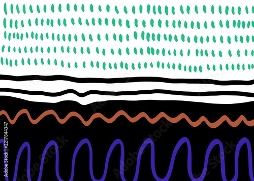 Abstract image for printing. Picture for modern interiors. The picture is painted by hand on a tablet.