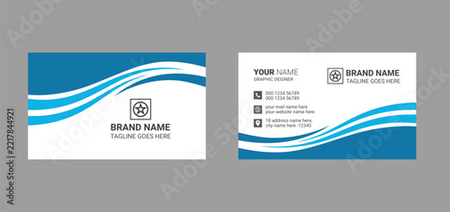 Corporate Clean Modern Business Card Design