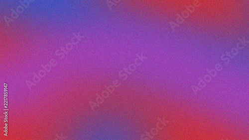 Abstract grainy gradient background with soft from purple to red