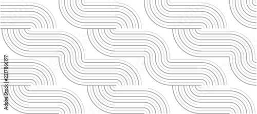 Seamless pattern in oriental geometric style editable stroke
