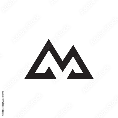 Mountain Letter M Logo