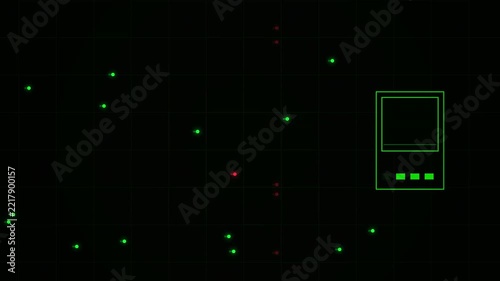 Cybersecurity Firewall Interface Sequence Showing Digital Threat Neutralization and System Defense Graphics