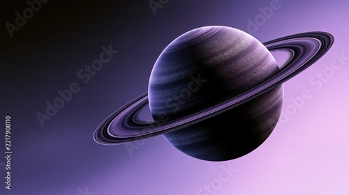 Close-up of ringed planet with its ring slipping off like a hula hoop, trying to catch it. Funny space photo for astronomy and humor blogs.