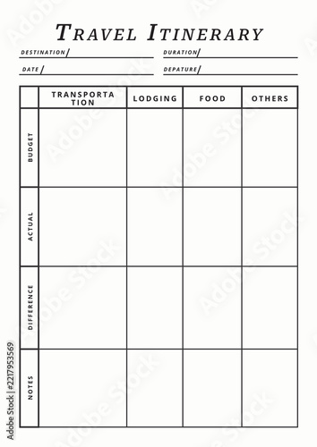 Modern Travel Itinerary Planner