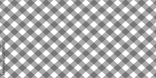 Black and white plaid fabric texture background