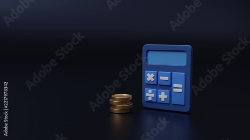 International accounting day, observed on November 10th, celebrates the important role of accountants in the global economy. Business, finance, and economy. Template for background. 3d animation