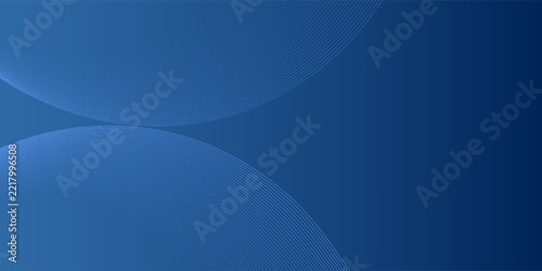 Blue abstract technology background with flowing cyan dotted waves. Vector illustration